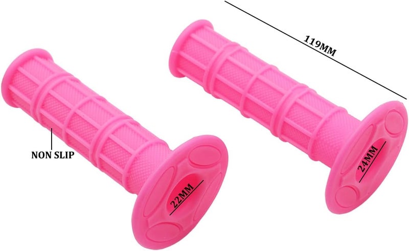 New Olym 7/8'' 22mm Universal Motorcycle Grips Hand Grips for CRF YFZ RMZ KXF Motorcycle 50cc 125cc 110cc Dirt Pit Bike 1Pair - Image 2